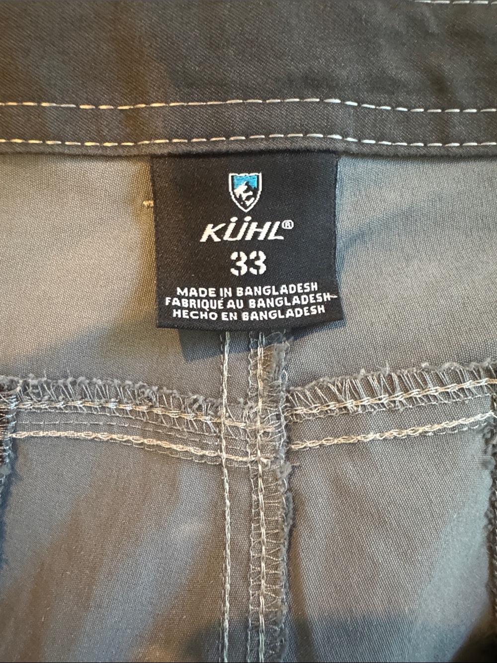 Kuhl Men's Hybrid Shorts in Slate Gray - Picture 4 of 4